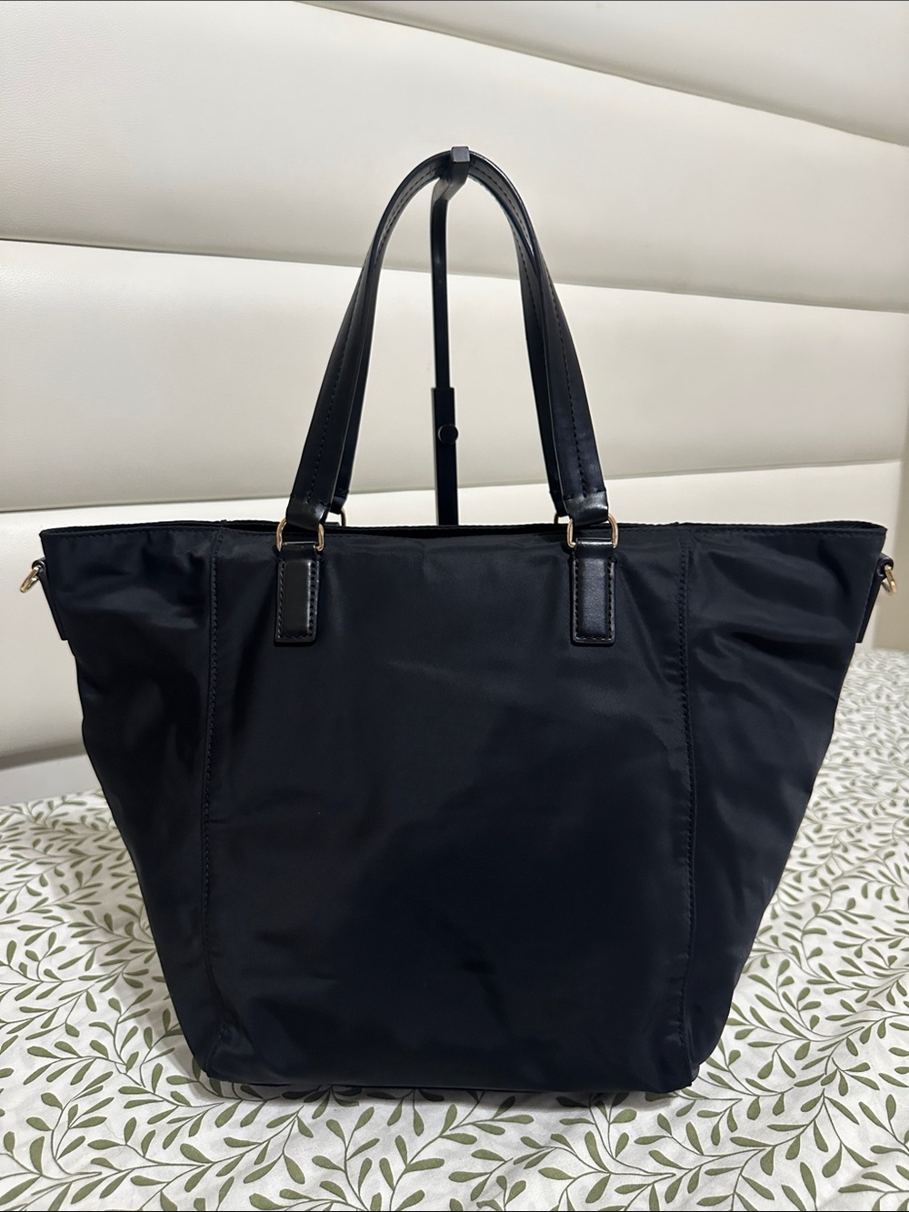 Tory Burch Black Nylon Tote Bag - Picture 3 of 16